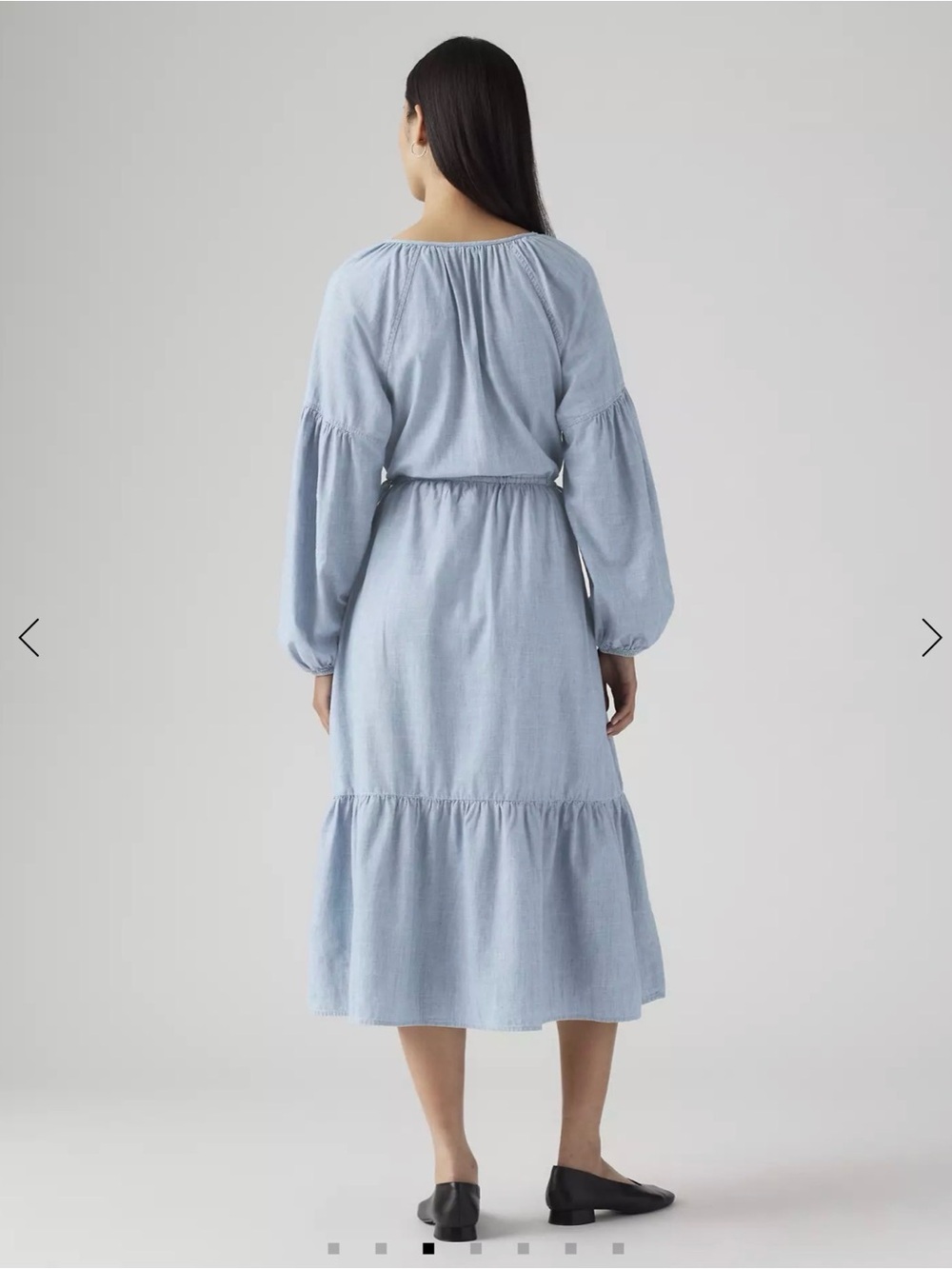 Levi's® Women's Jolene Long Sleeve Maxi Dress - Honestly Happy: Cotton Pullove
